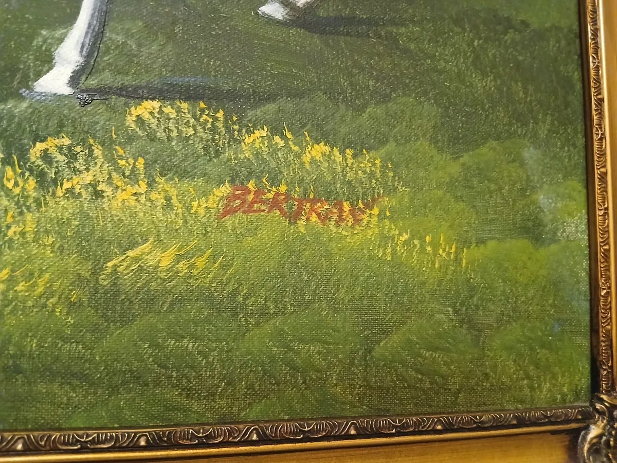 Oil on Canvas by Andre Bertran. - Image 2