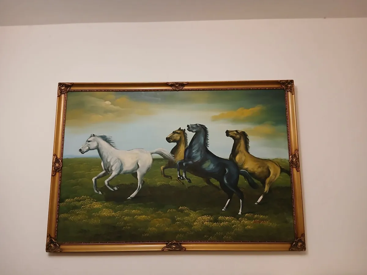 Oil on Canvas by Andre Bertran. - Image 3