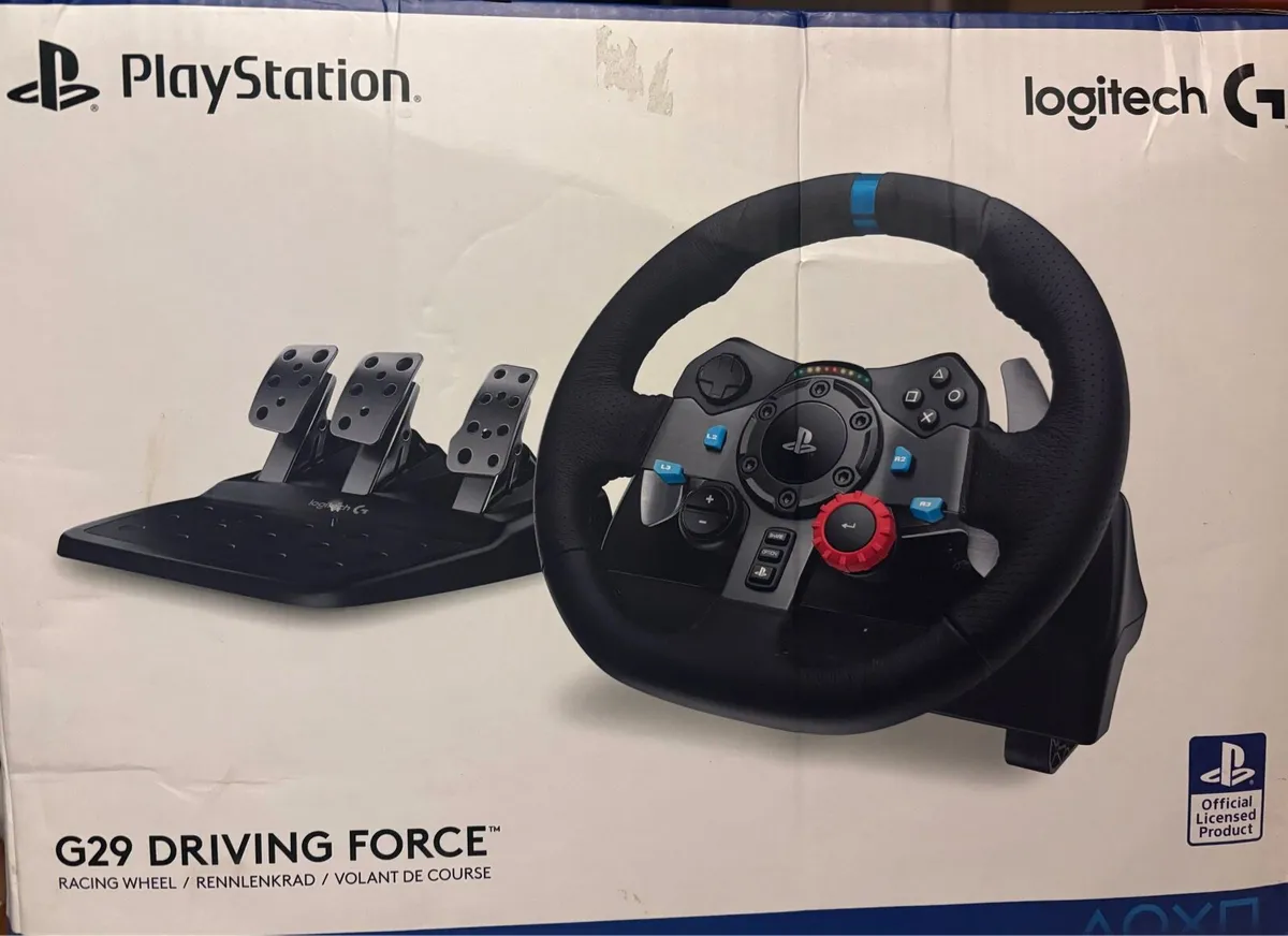 Playstation / PC racing wheel & pedals - Image 1