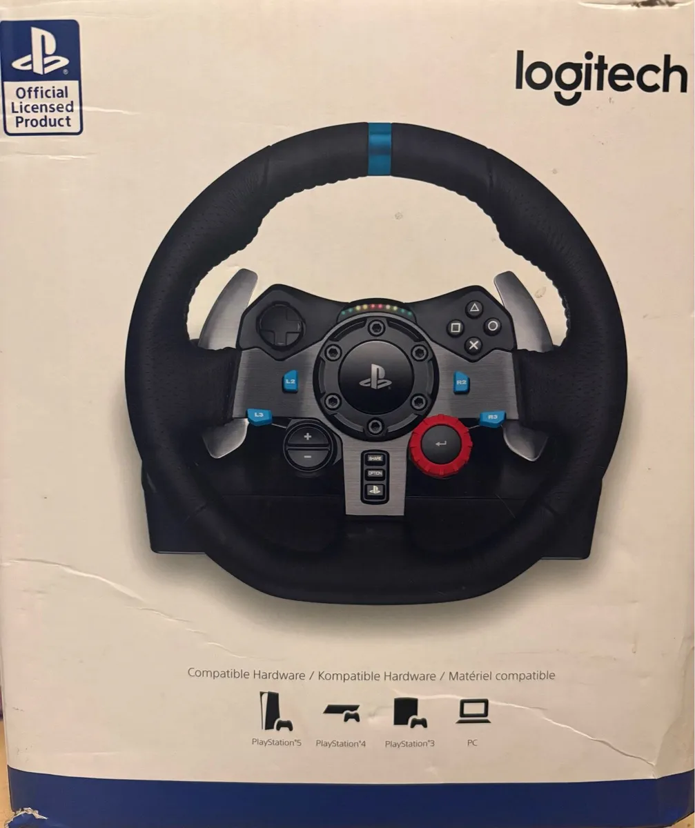 Playstation / PC racing wheel & pedals - Image 2