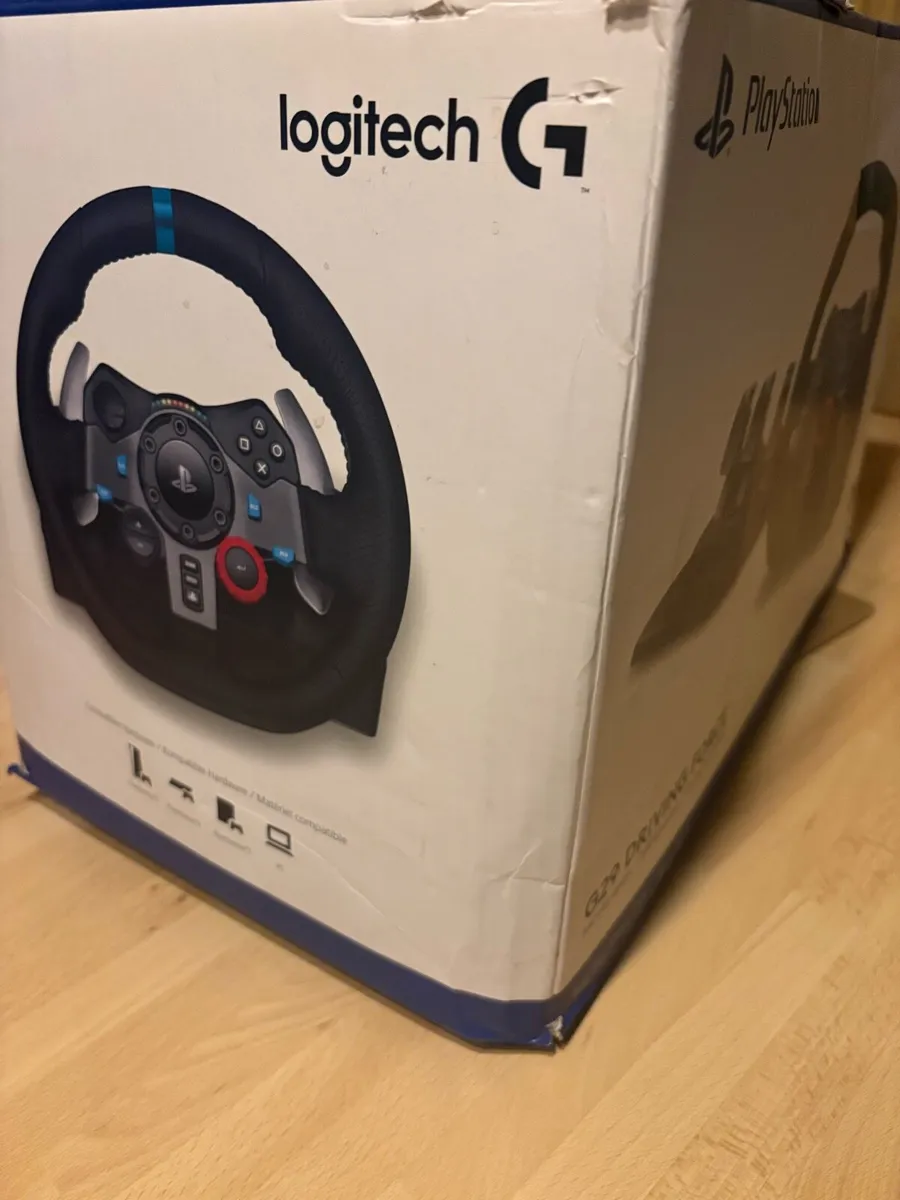 Playstation / PC racing wheel & pedals - Image 3