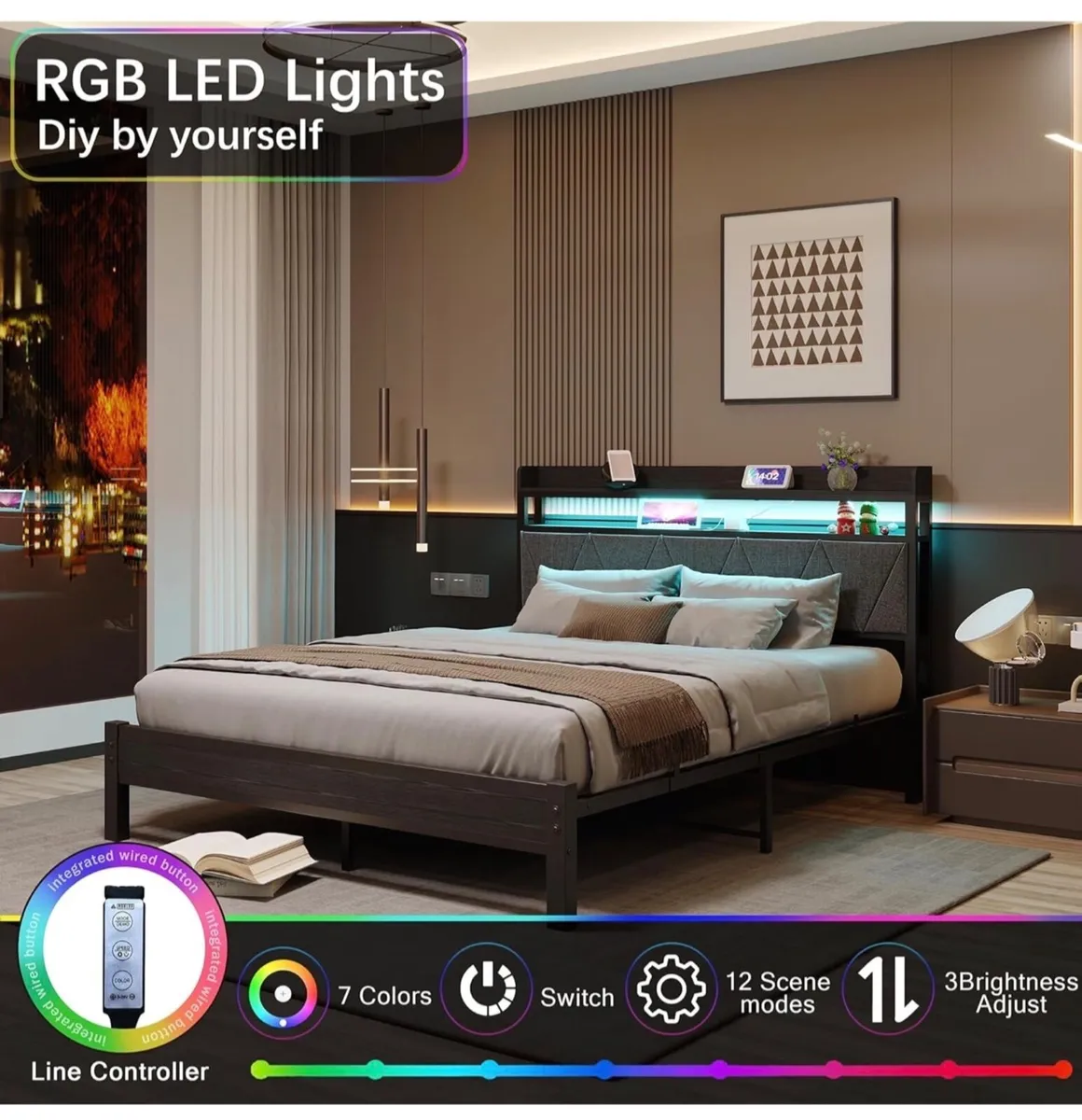 Charging Station,LED Lights, 150x200 cm Heavy Duty - Image 4