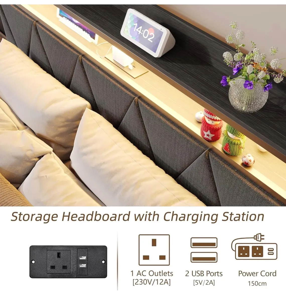 Charging Station,LED Lights, 150x200 cm Heavy Duty - Image 4