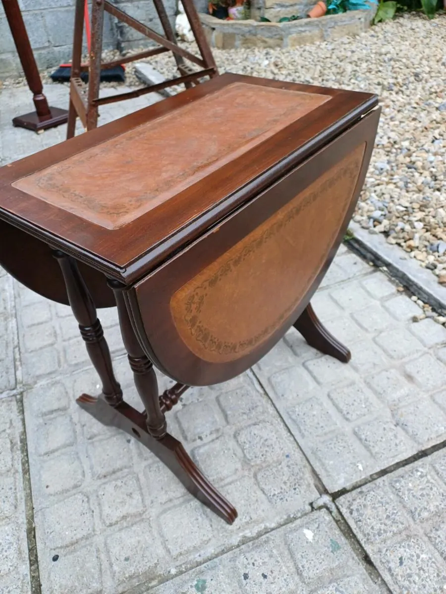 Vintage Accasional Drop Leaf Table - Image 1