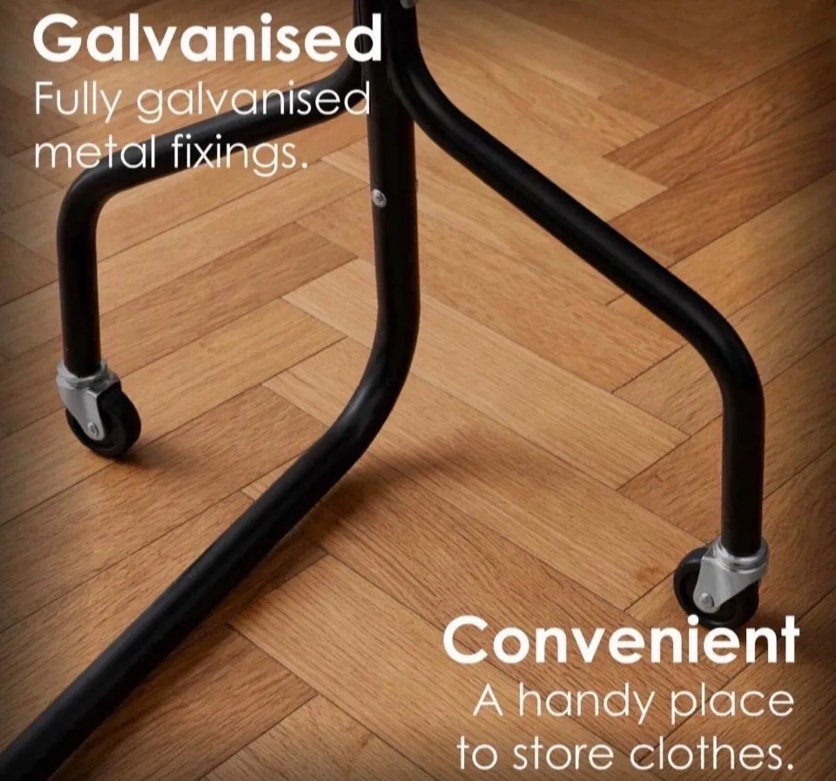 6ft Heavy Duty Clothes Rail NEW - Image 4