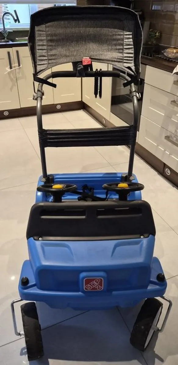 Double Seater Car for toddlers twin buggy - Image 3