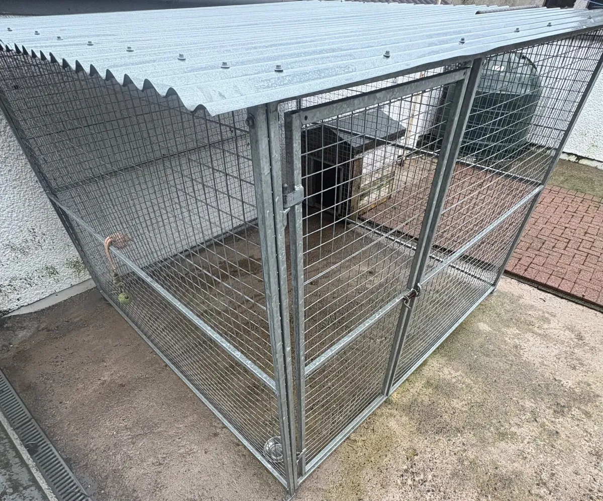 Dog pen fully roofed, dog run - Image 2