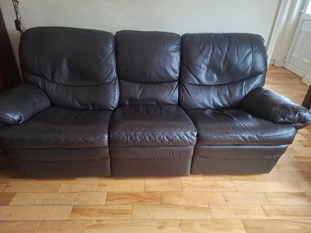 3 Seater Recliner Sofa and Two Armchairs - Image 2