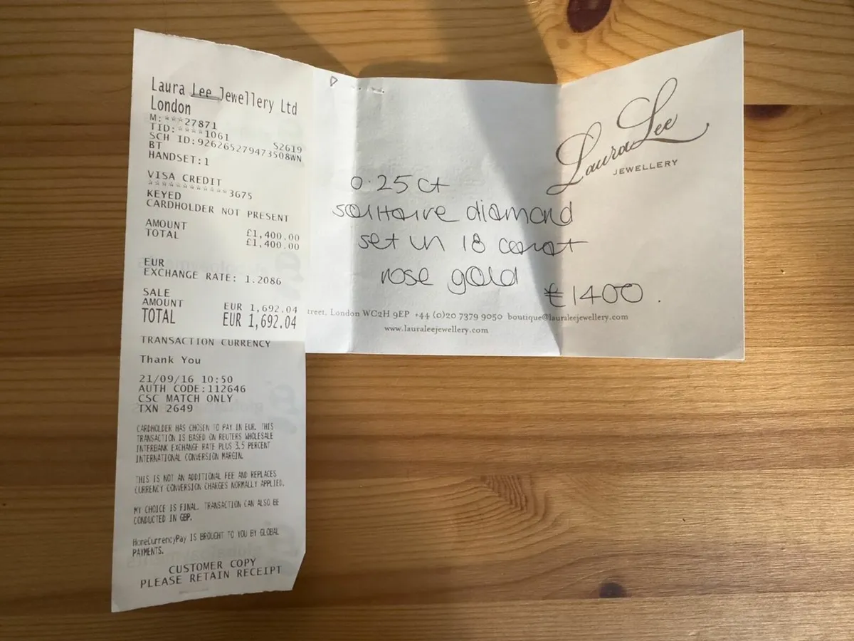 Engagement Ring - Sustainable, Natural Diamond - Image 4