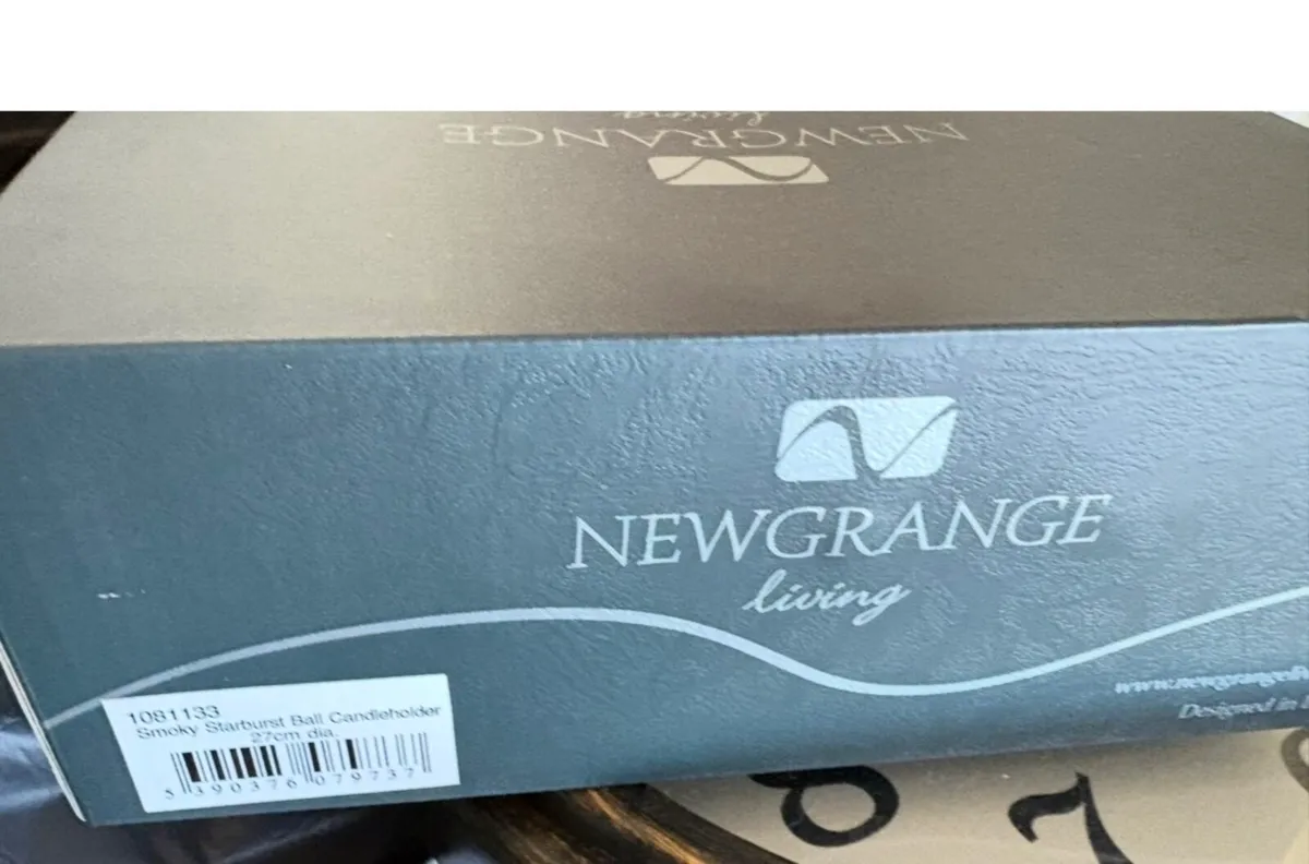 New Grange candle holder and candle - Image 3