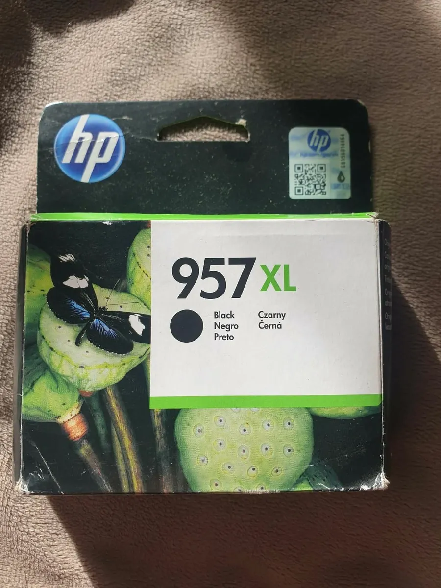 HP 953, 957XL Black Ink Cartridges, Unopened - Image 3