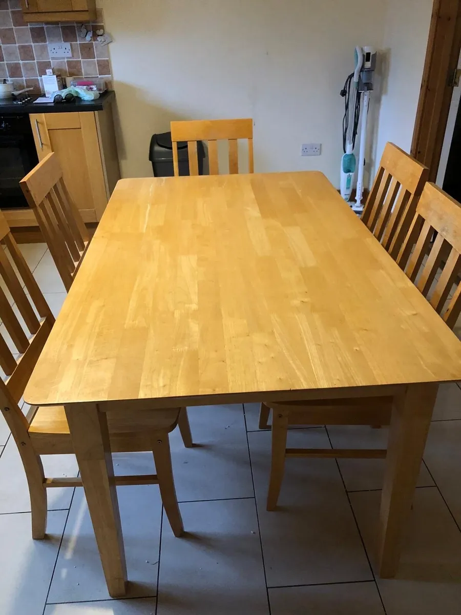 Kitchen Table & 5 Chairs - Image 1
