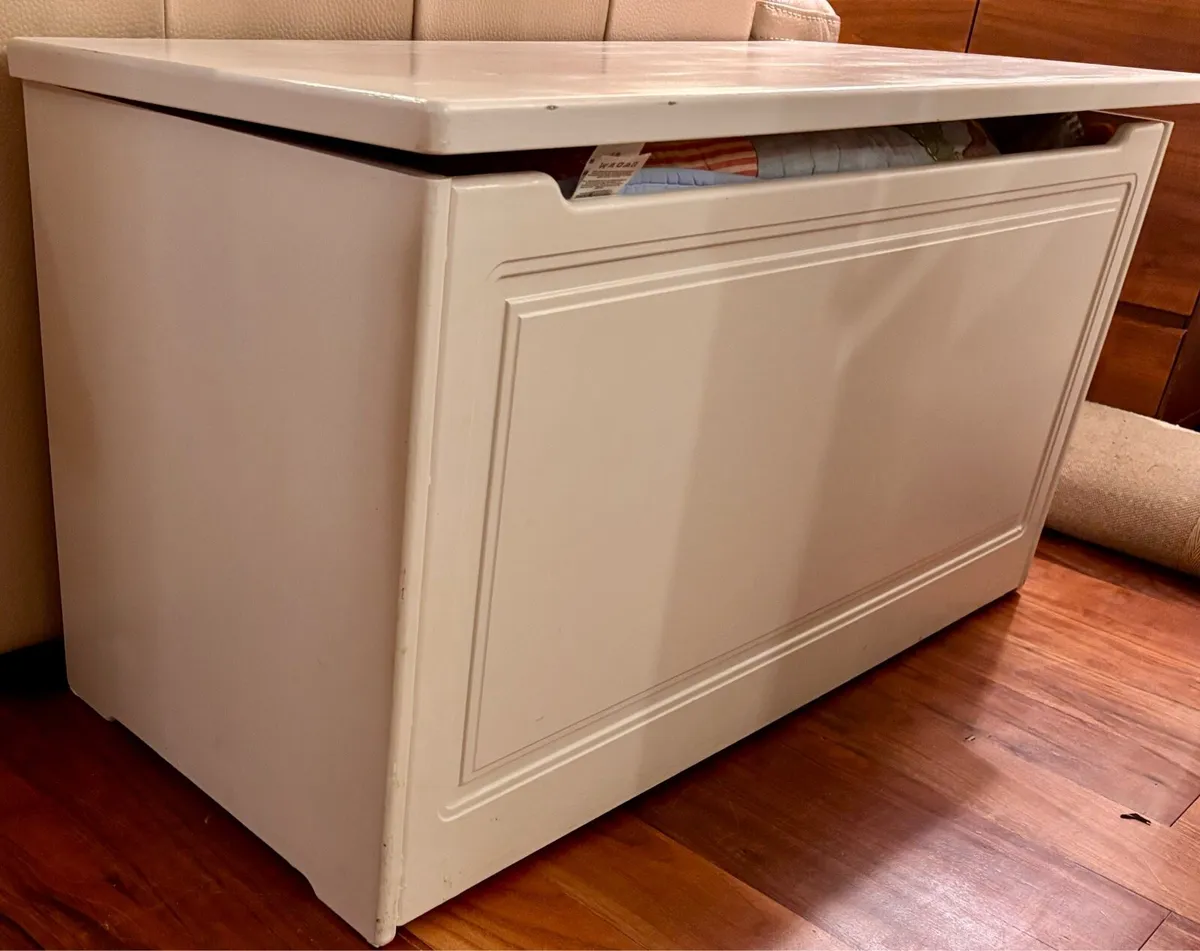 Solid Wood Blanket Box - Image 1