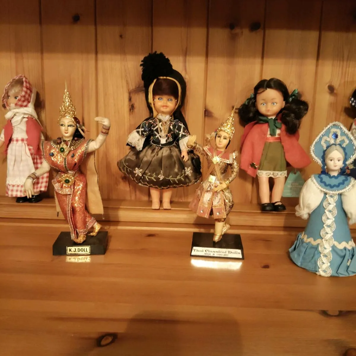 12 Vintage Costume Dolls - Image 2