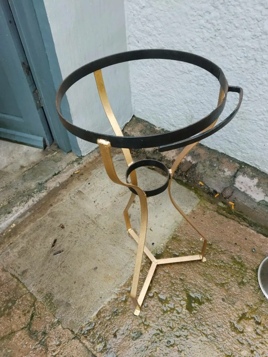 Antique Edwardian metal wash stand