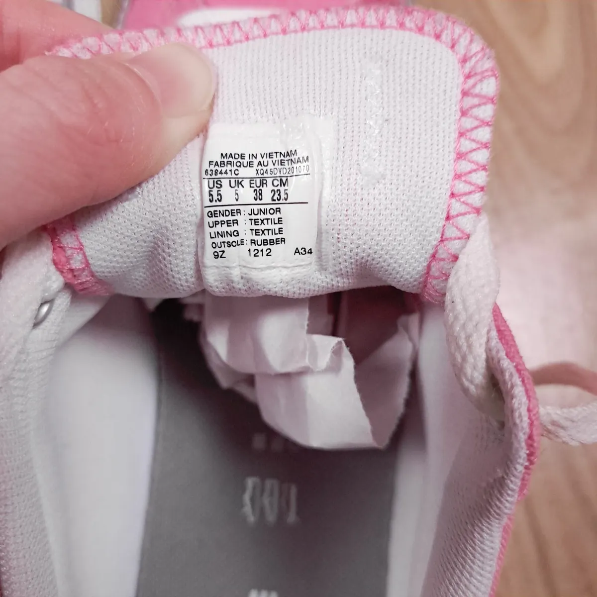 Converse Pink Star Player Canvas Trainers 5UK/38EU - Image 2