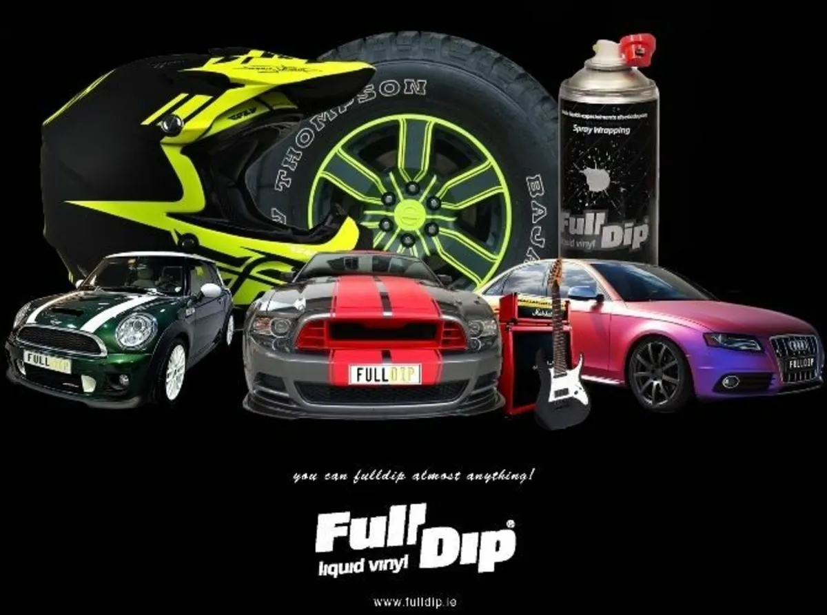 Full Dip Spray on Peel Off Vinyl Paint - Image 1