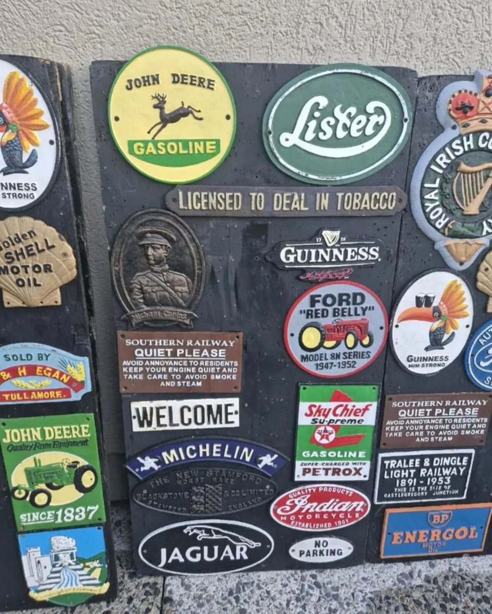 Cast iron  sign - Image 3