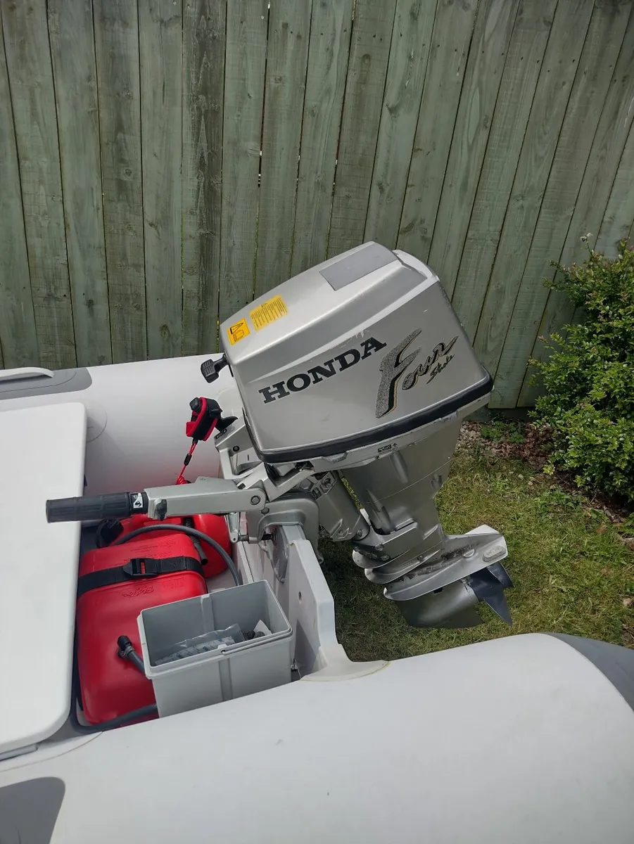 12ft RIB and 9.9 Honda Outboard motor - Image 1