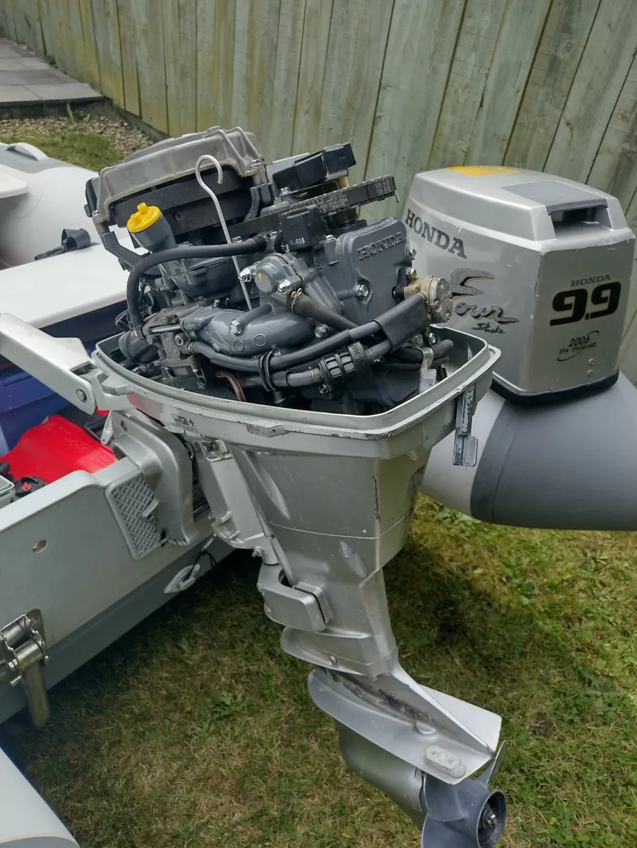 12ft RIB and 9.9 Honda Outboard motor - Image 2