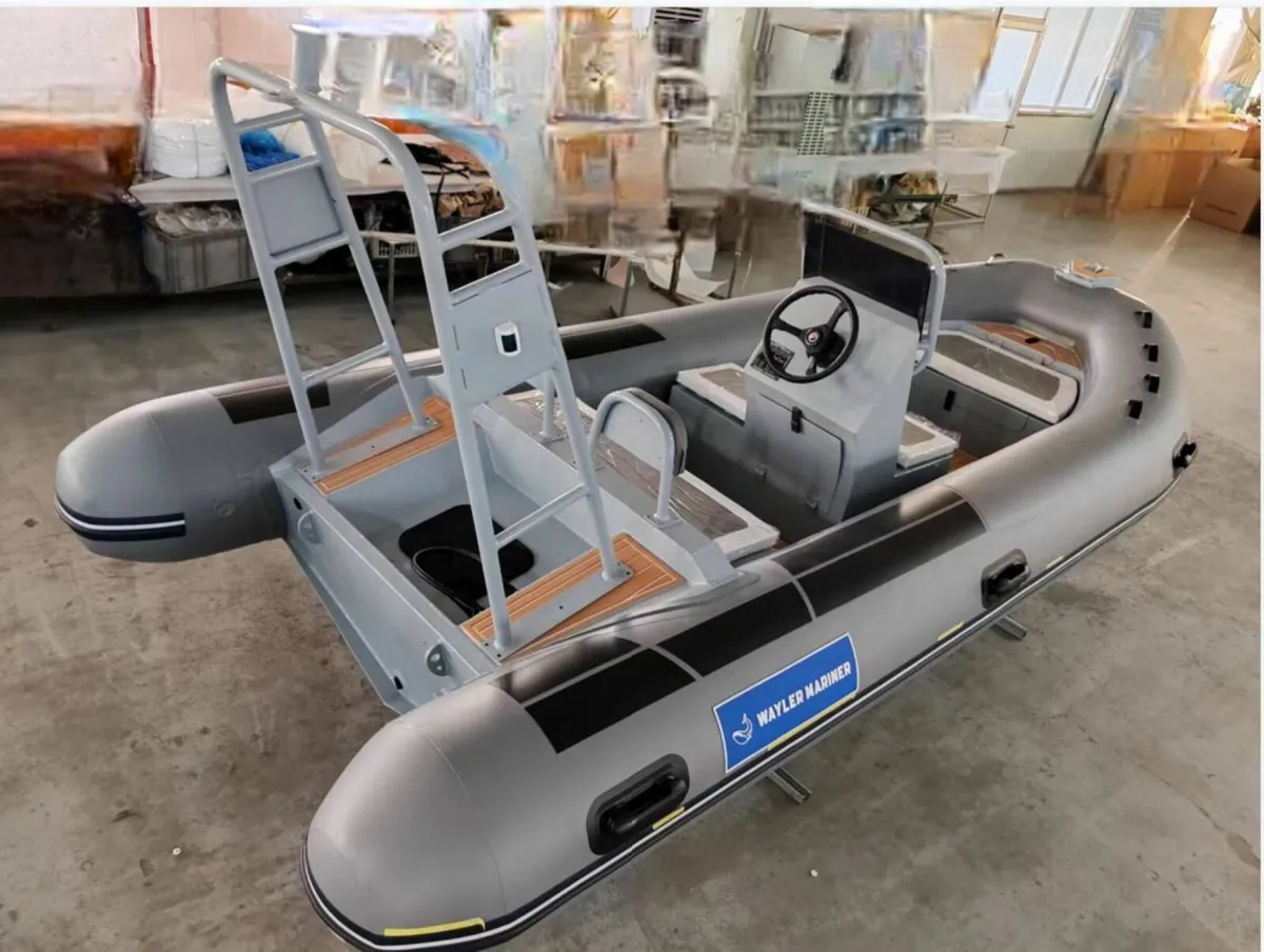 480 Rib Wayler Mariner Twin Alloy Hull inc Trailer - Image 3