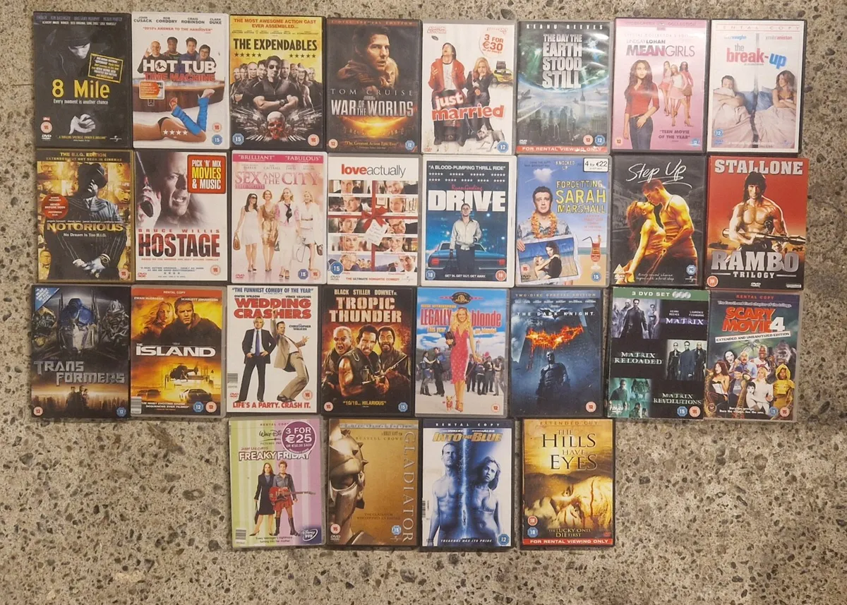 28 DVDS FREE TO TAKE