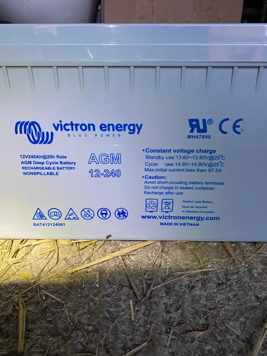 Victron 12v, 240AH Deep Cycle Batteries - Image 1
