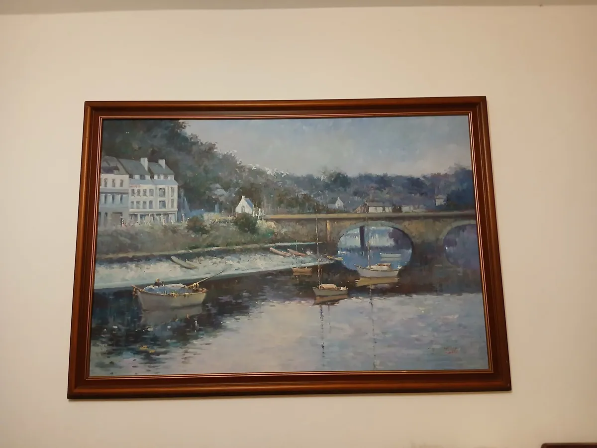 Oil on Canvas by Korean artist F.Lotte. - Image 3