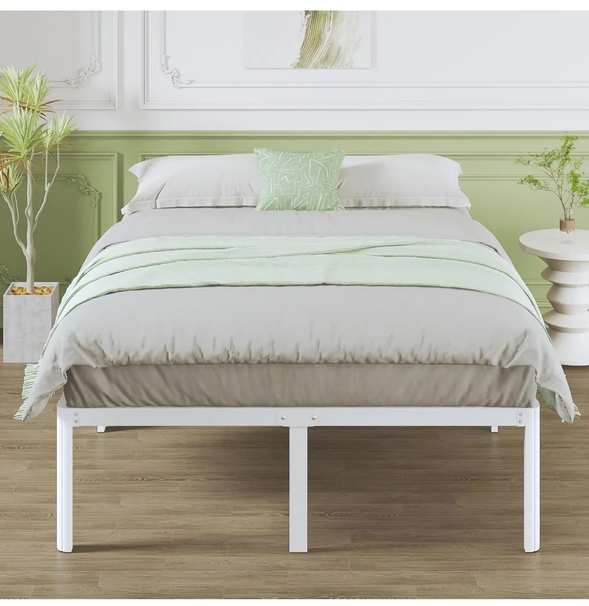41 cm King Size Bed Frame with Rounded Corner Legs - Image 3