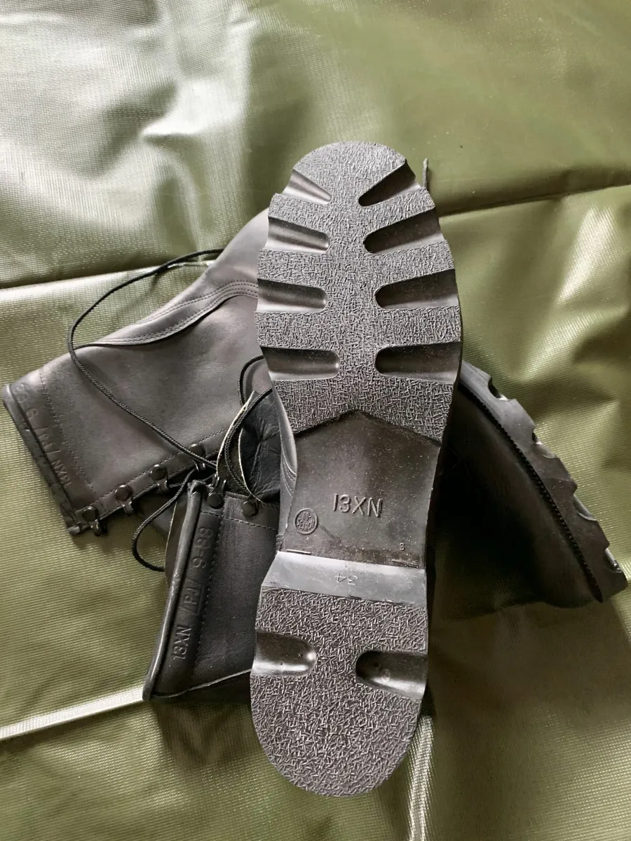 Altama Black Leather Military Men's Combat Boots - Image 3