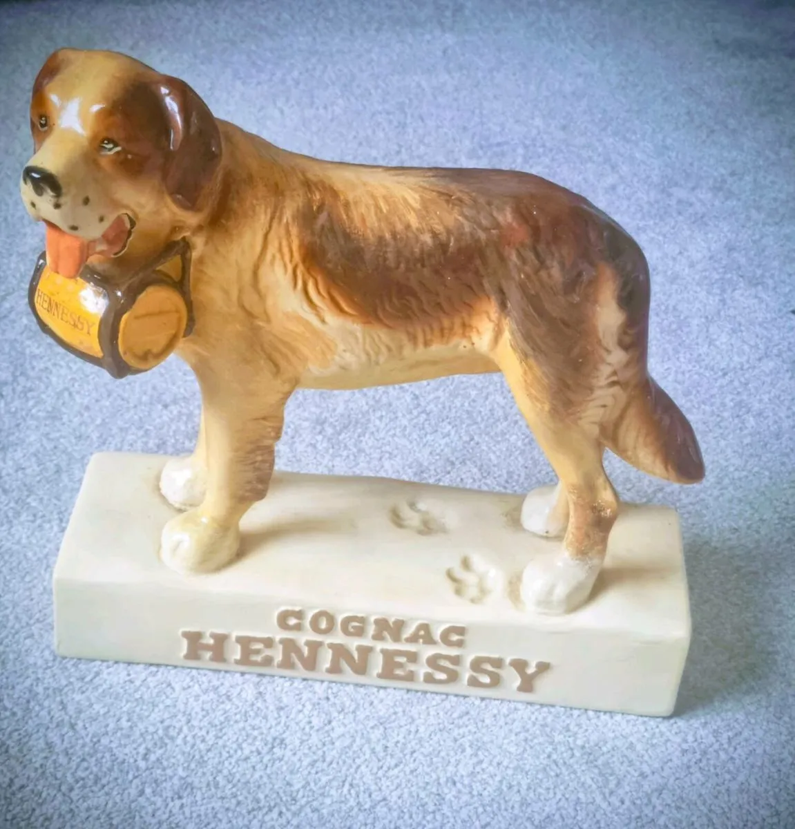 Antique hennessy cognac statue
