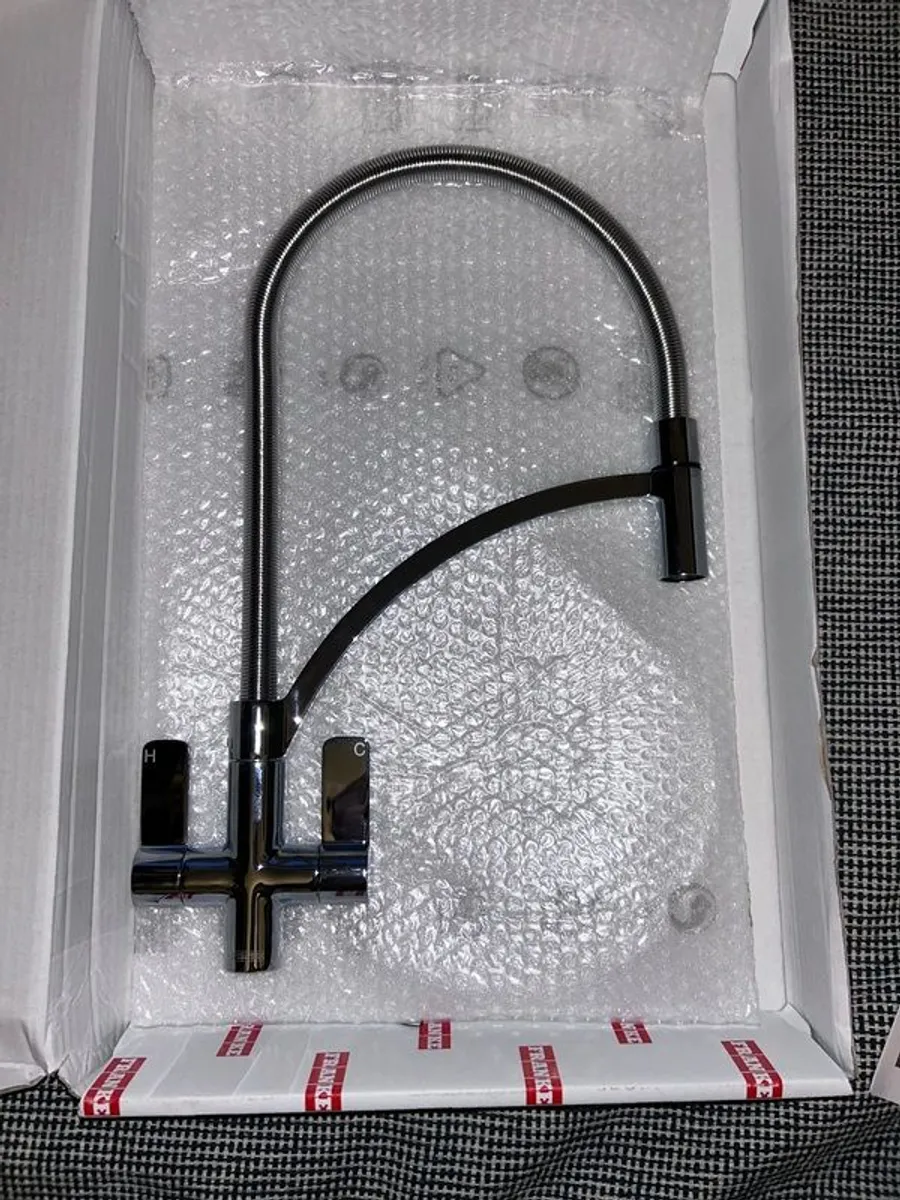 Franke Wave Chrome Effect, Kitchen Spring Neck Tap - Image 1