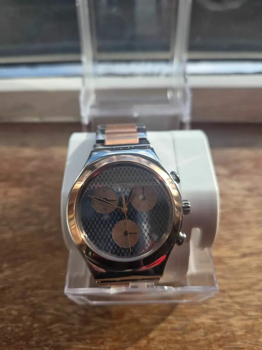 Swatch Irony Chronograph – Rose Gold - Image 4