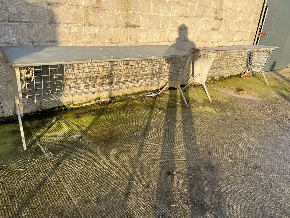 Two sheep hay feeders - Image 2