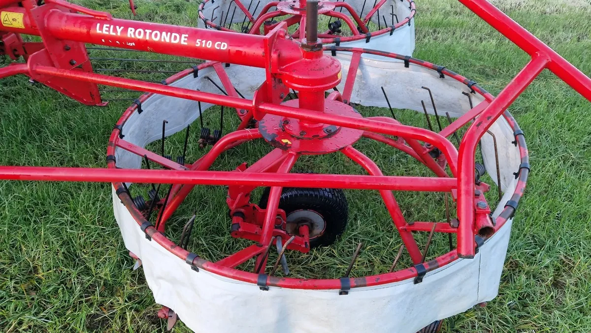 2010 lely rotonde 510 CD 20ft rake - Image 4