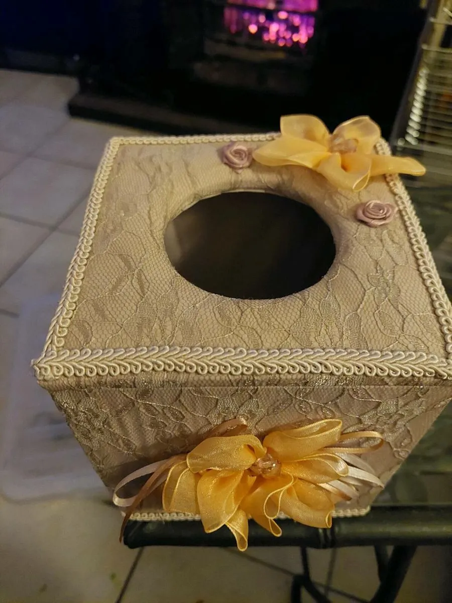 Beautiful Dusty Pink Tissue Box - Image 4
