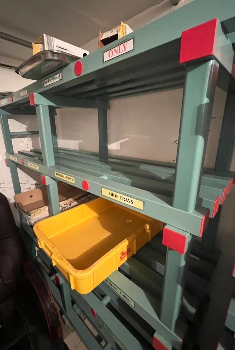 Cold room shelving. - Image 1