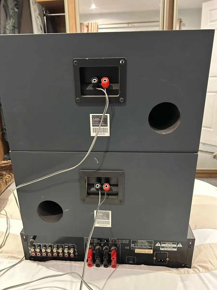 Alesis Studio Speakers and Pioneer Amp - Image 3