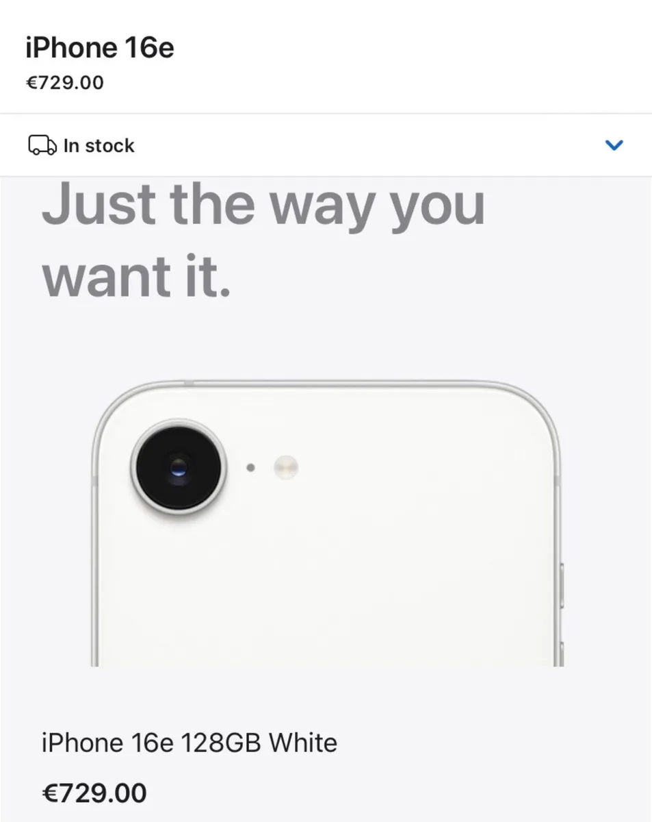 iPhone 16e Brand new In Box,