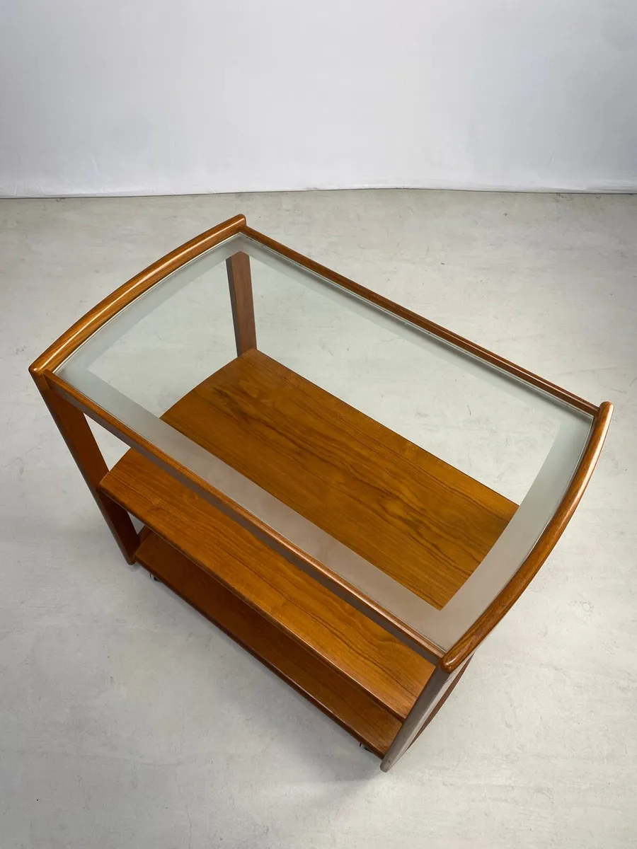 Mid Century Teak G Plan Drinks Trolley - Image 3