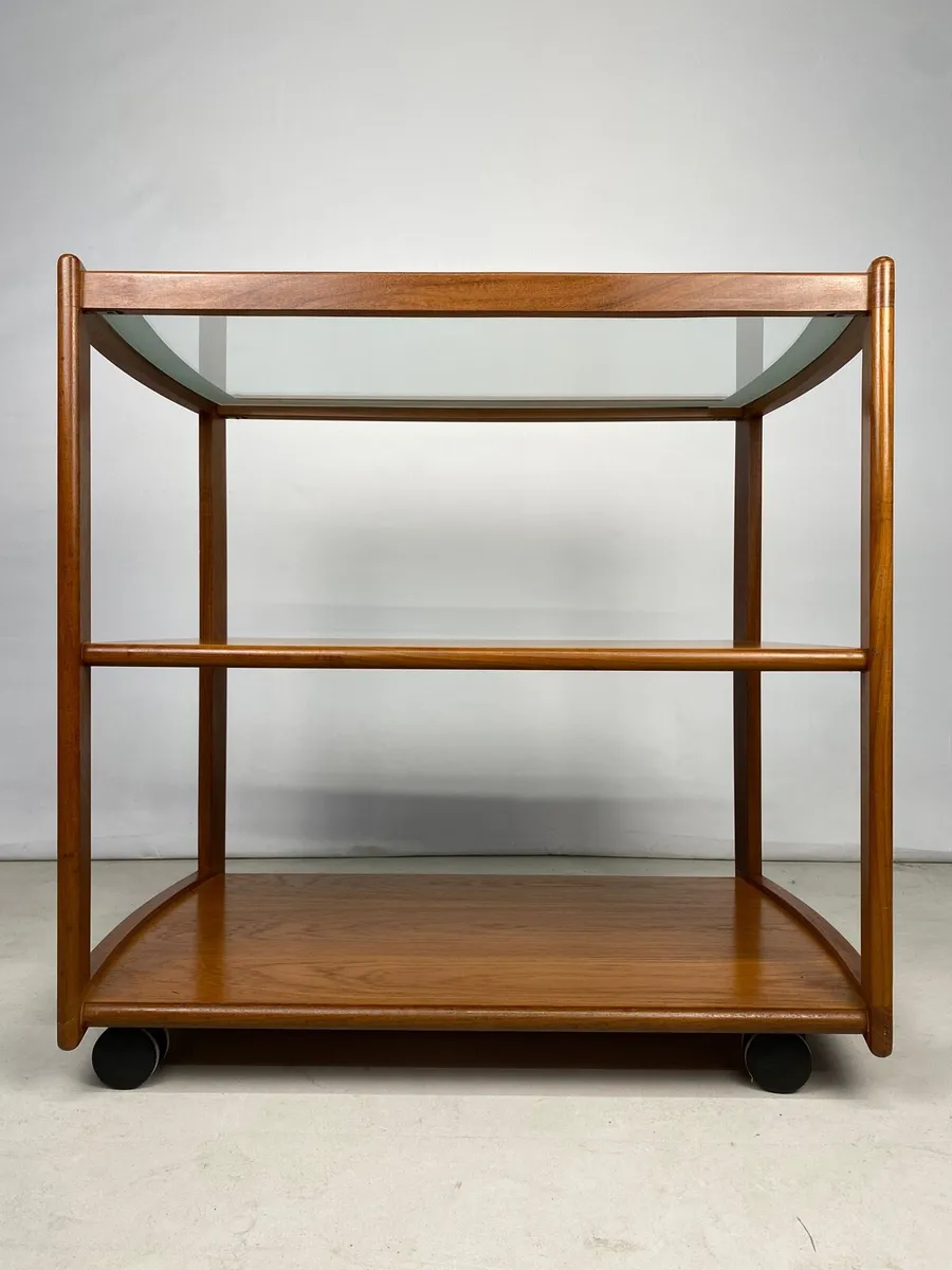 Mid Century Teak G Plan Drinks Trolley - Image 4