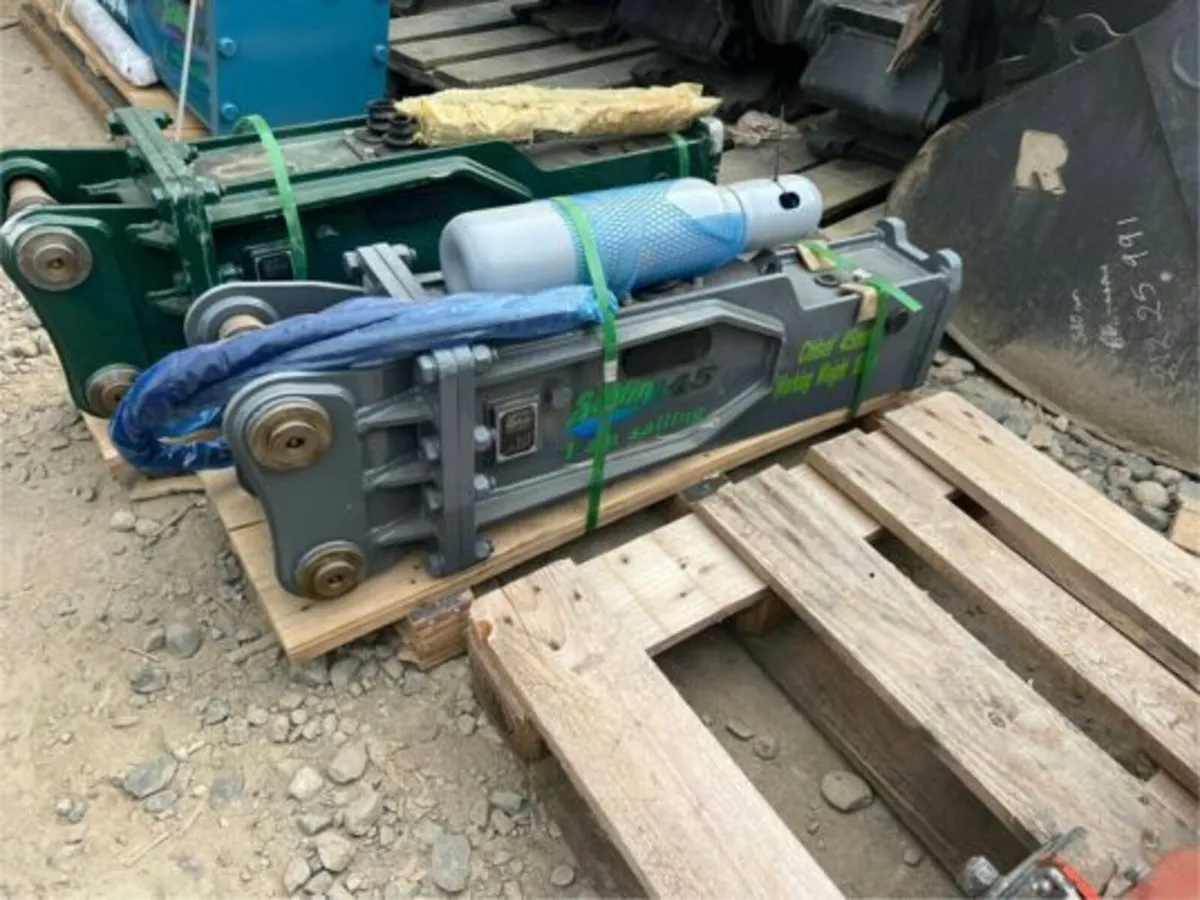 NEW 3 TON MINI DIGGER ROCK HAMMER KUBOTA KX61 - Image 2