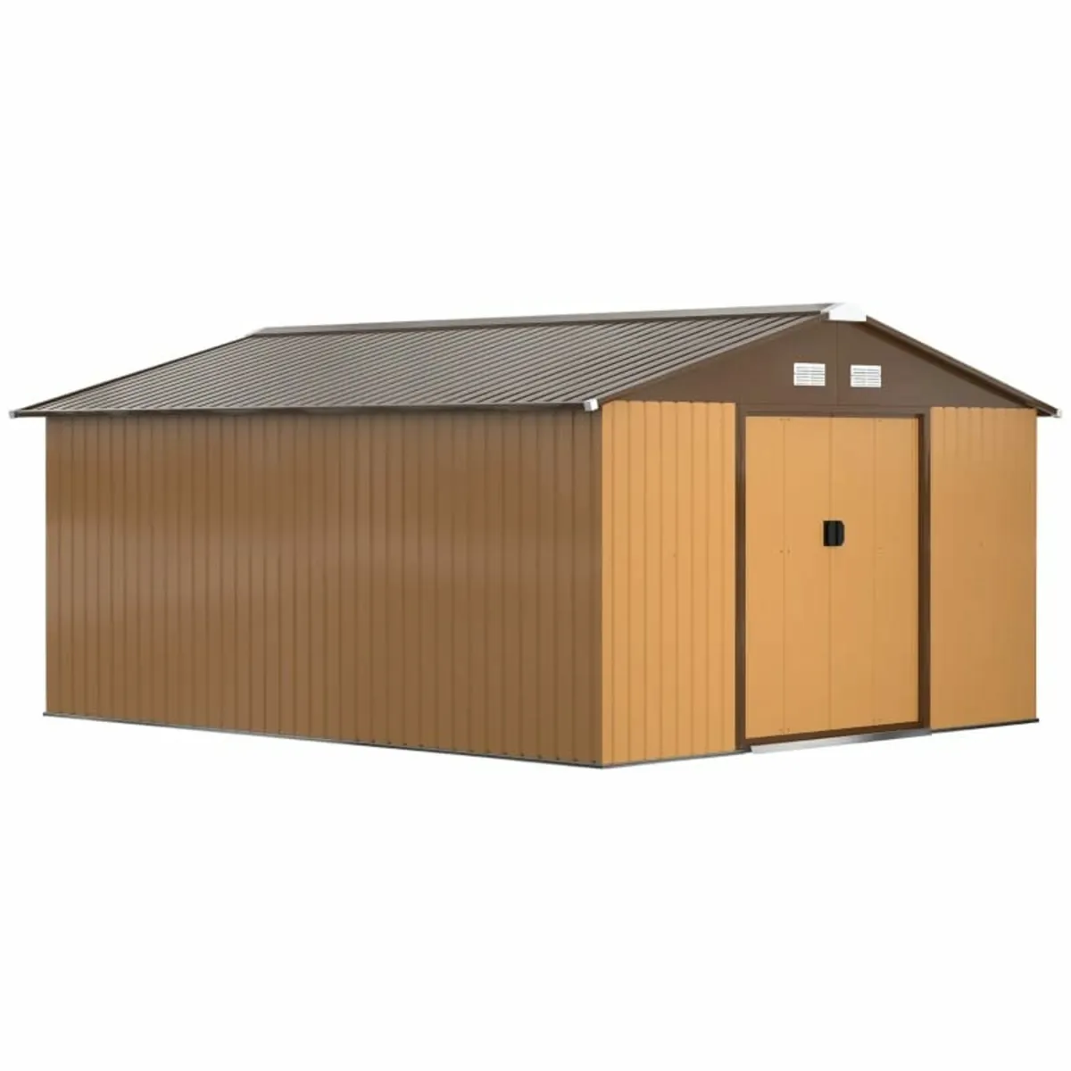 13 x 11ft Large Metal Storage Shed Sliding Doors - Image 1