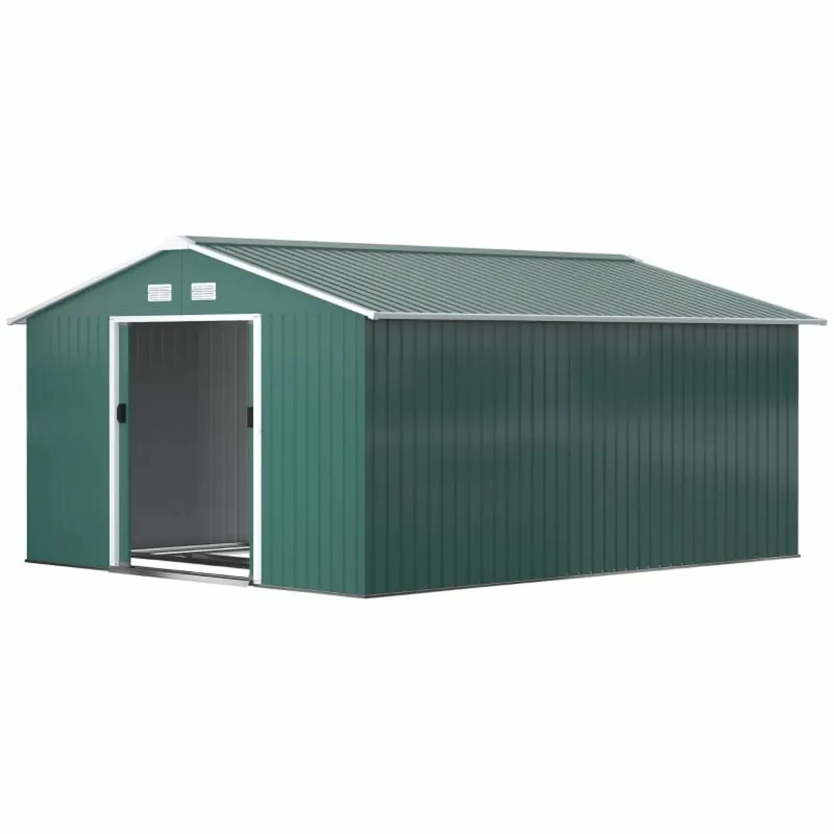Garden Shed Storage 12ft x 11ft Large Steel Metal - Image 1