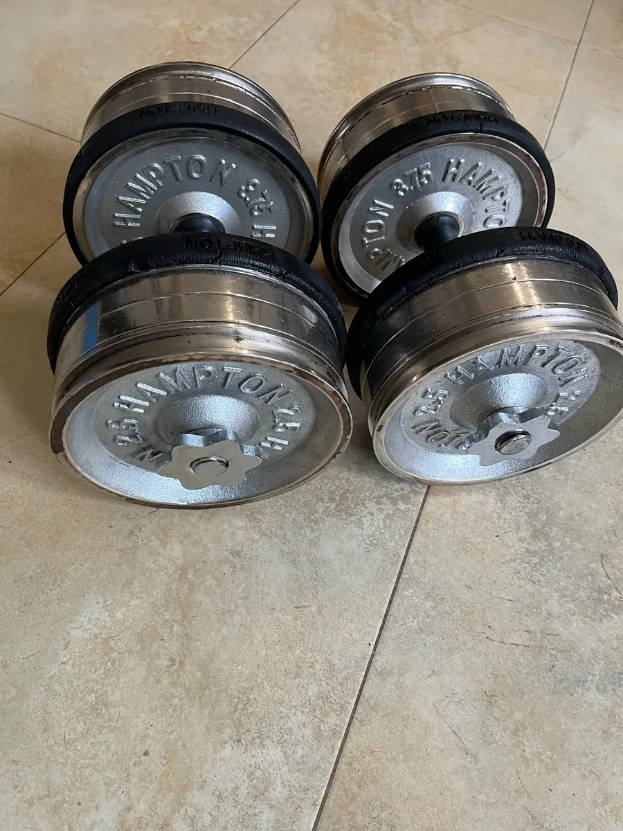 2x34.5kg hampton commercial spinlock adjustable - Image 4