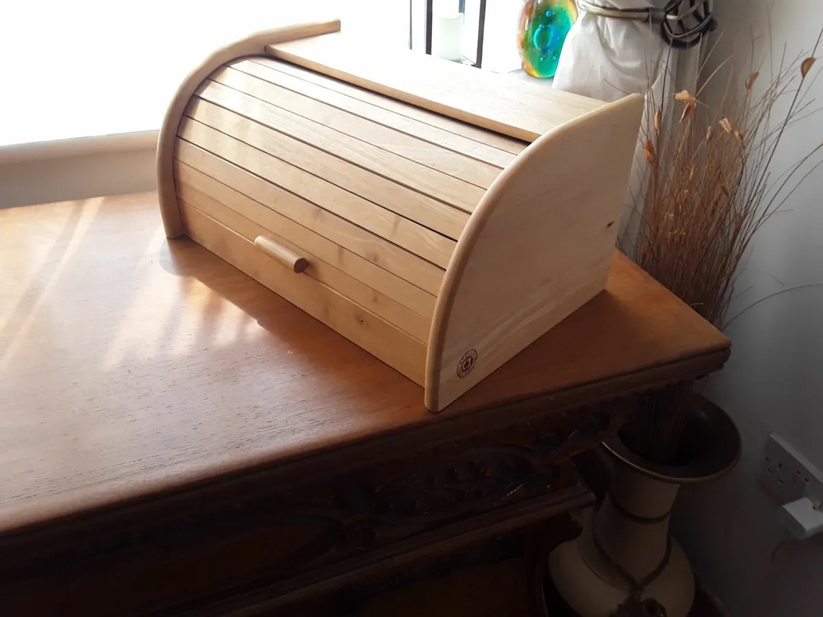Brand new solid pine bread bin - Image 2