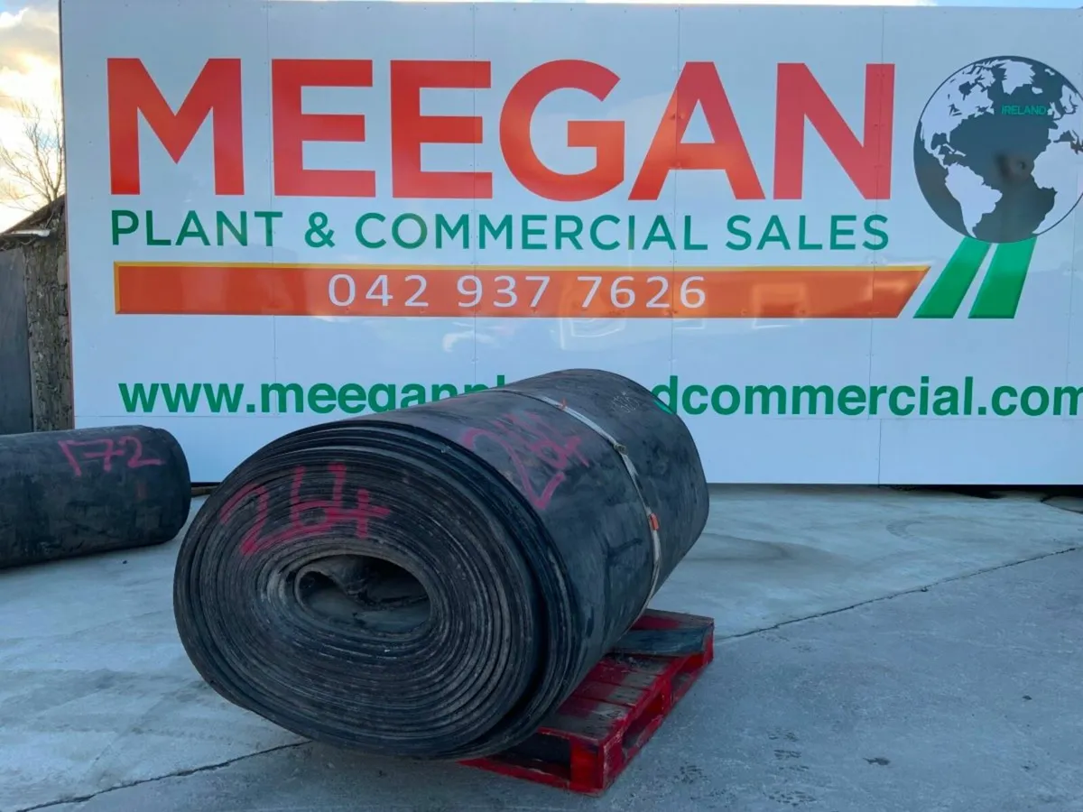 67" RUBBER CONVEYOR BELT MATTING........264. - Image 1