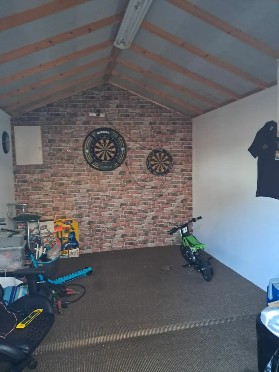 Shed Heavy-Duty Shed – High Walls – Double Glazed - Image 2