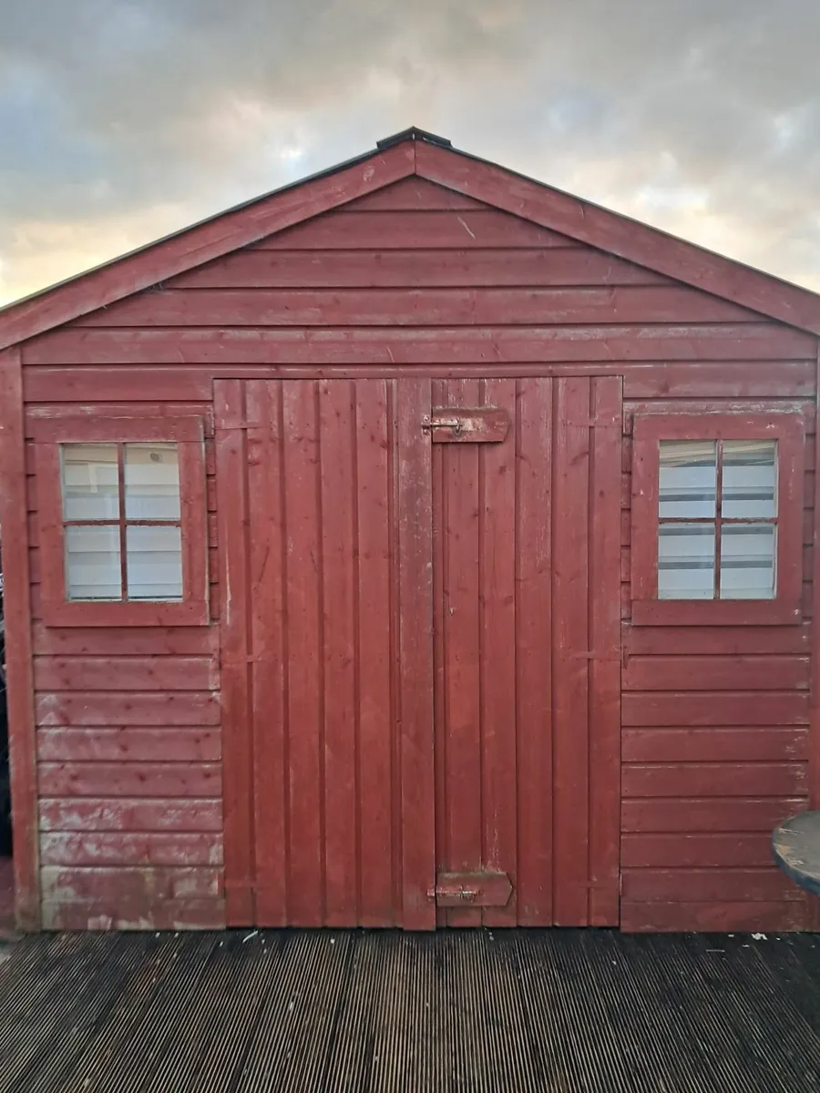 Shed Heavy-Duty Shed – High Walls – Double Glazed - Image 3