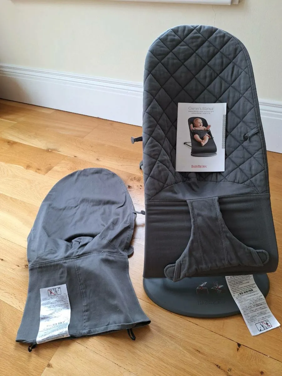 BabyBjörn Bouncer Balance Soft – Grey – Excellent - Image 2